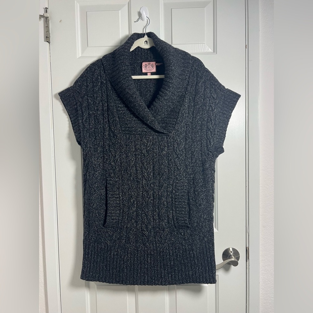 Juicy Couture Black Cowl Neck Sweater